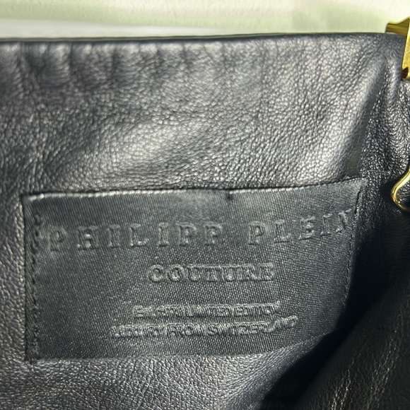 Philipp Plein Leather Mini Skirt - Picture 6 of 12